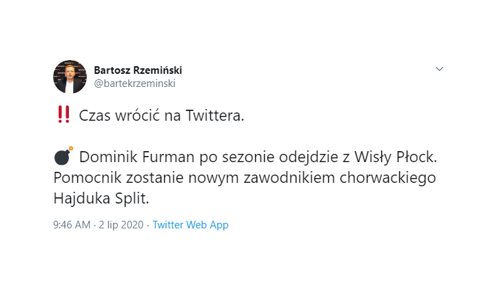 BUM! Furman ODCHODZI z Wisły Płock i (ponownie) rusza za granicę